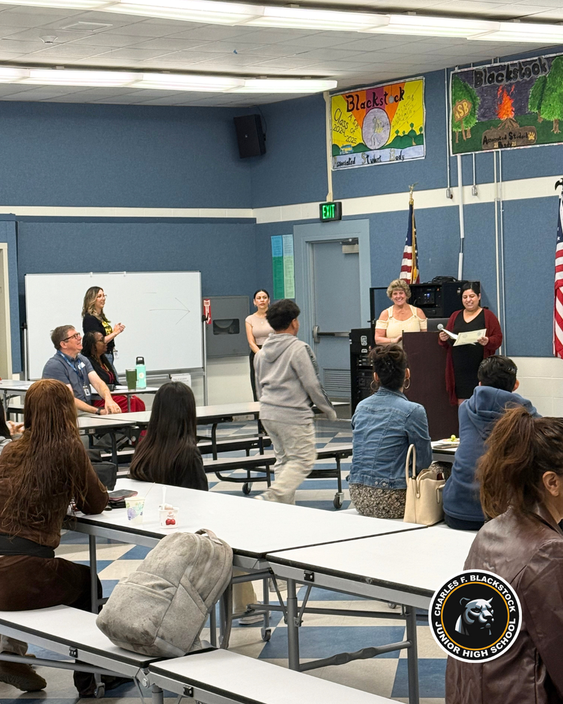 student accepting award