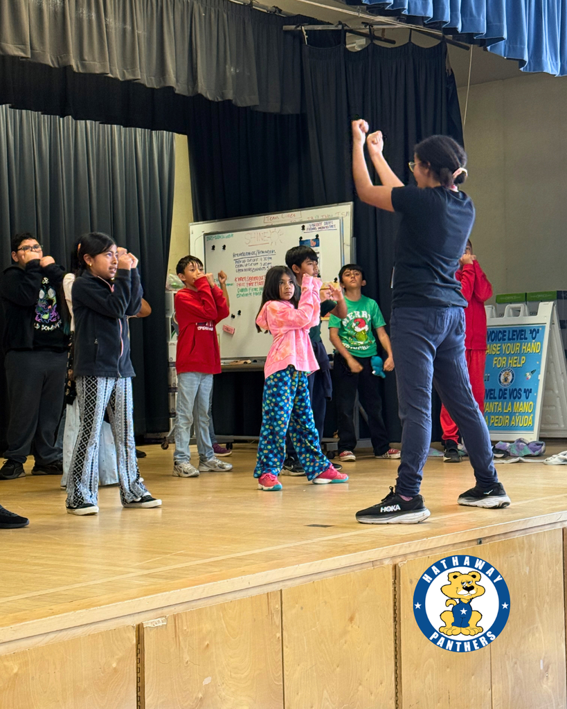 students during dance class