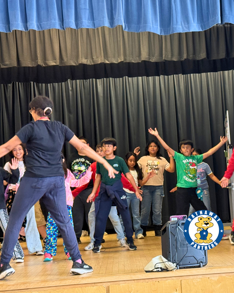 students during dance class