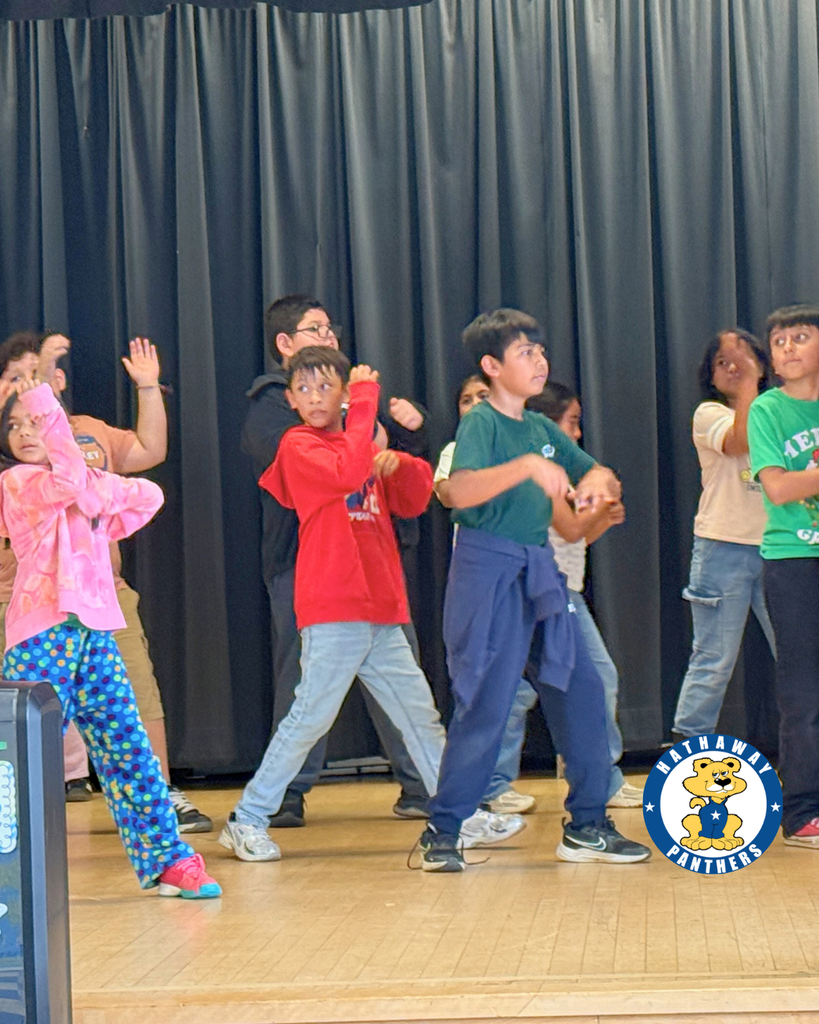 students during dance class