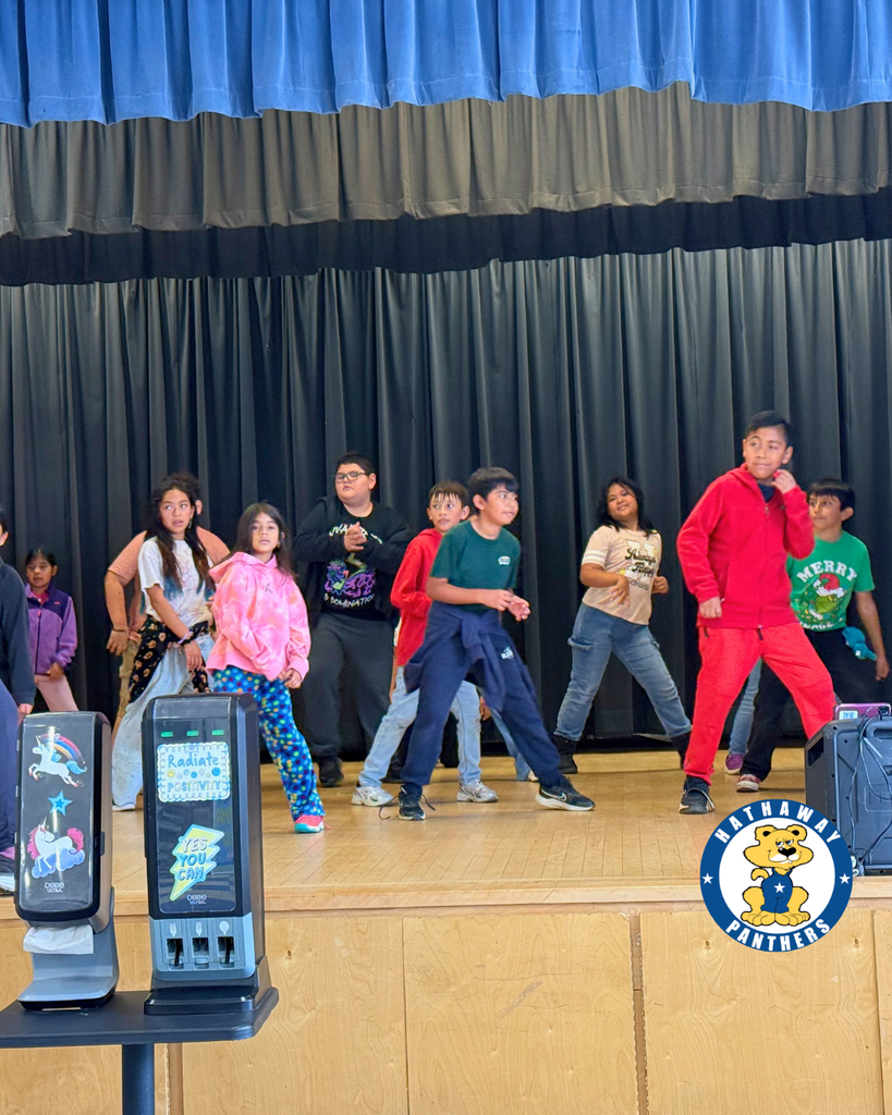 students during dance class