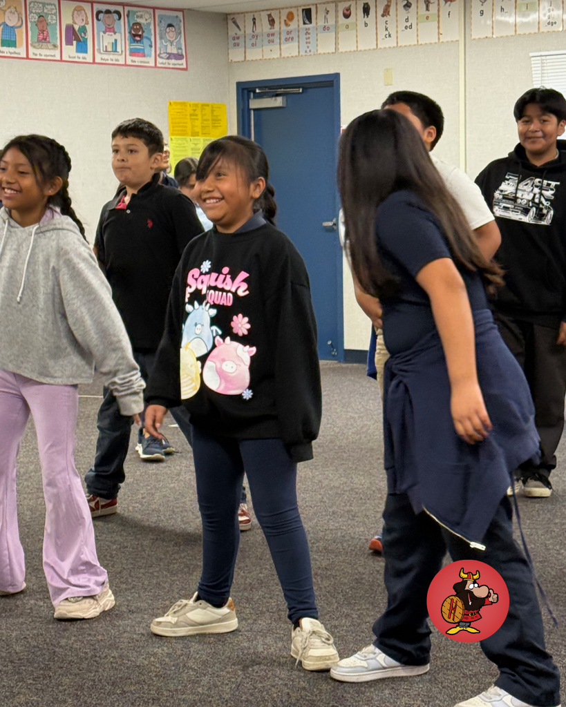 4th Graders participating in dance Class