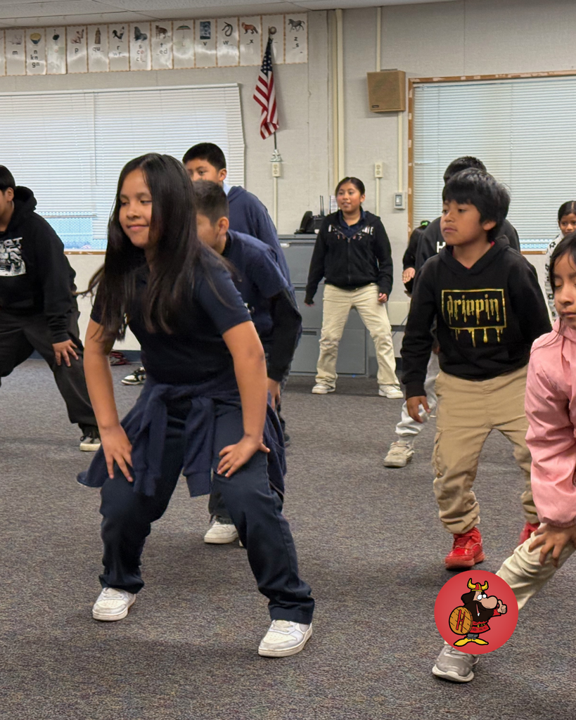 4th Graders participating in dance Class