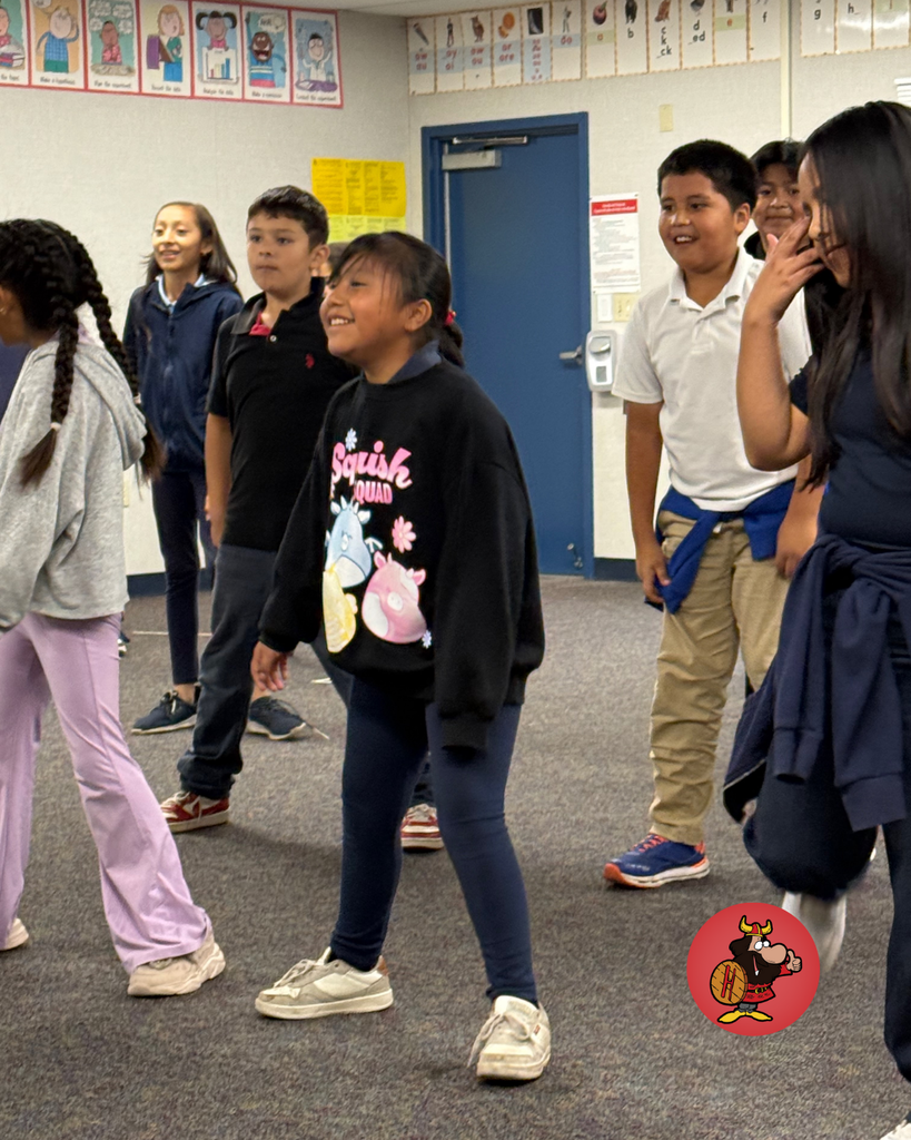 4th Graders participating in dance Class