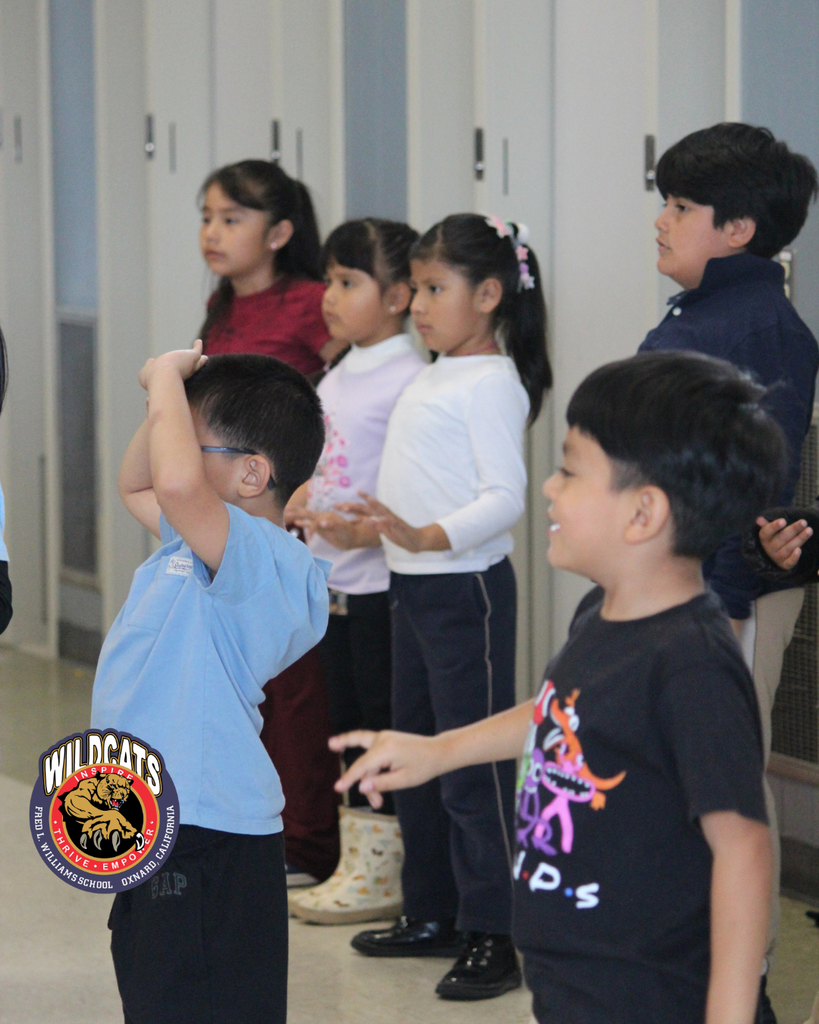 1st graders in dance class