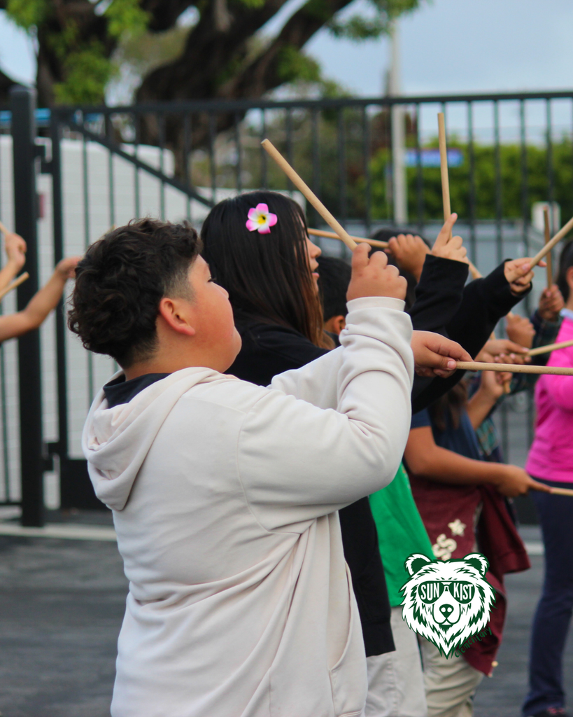 students practing bollywood dance routine