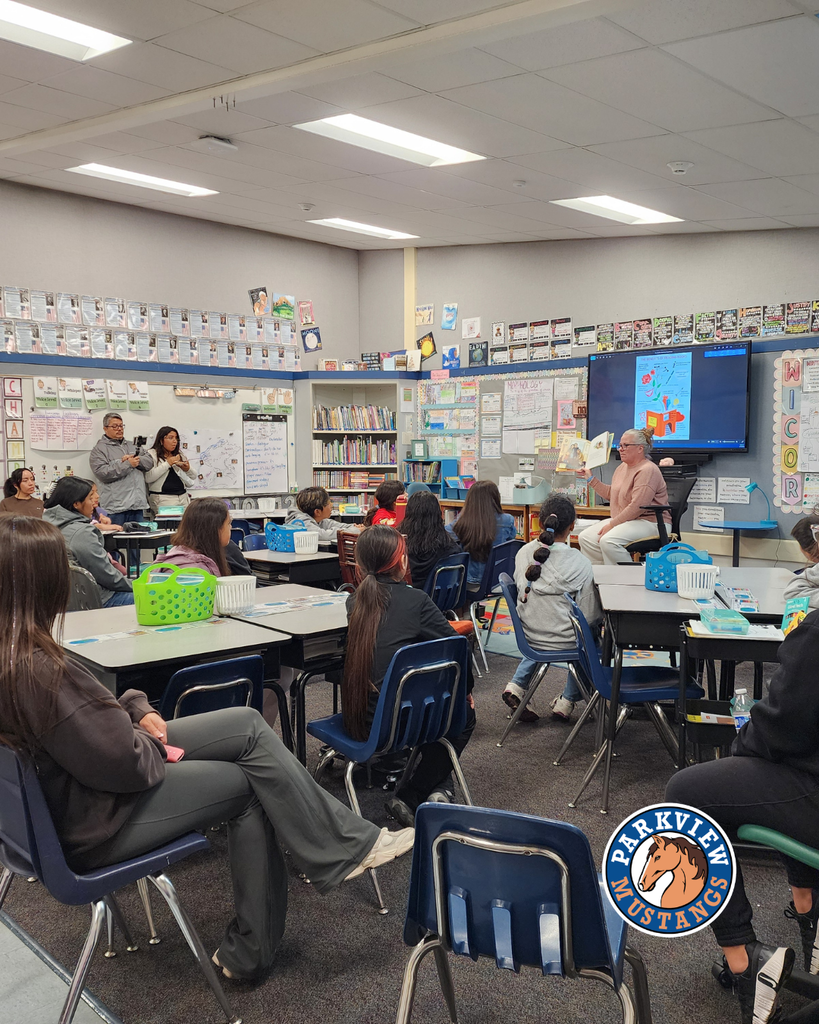 parents and students at Dual Language Literary night