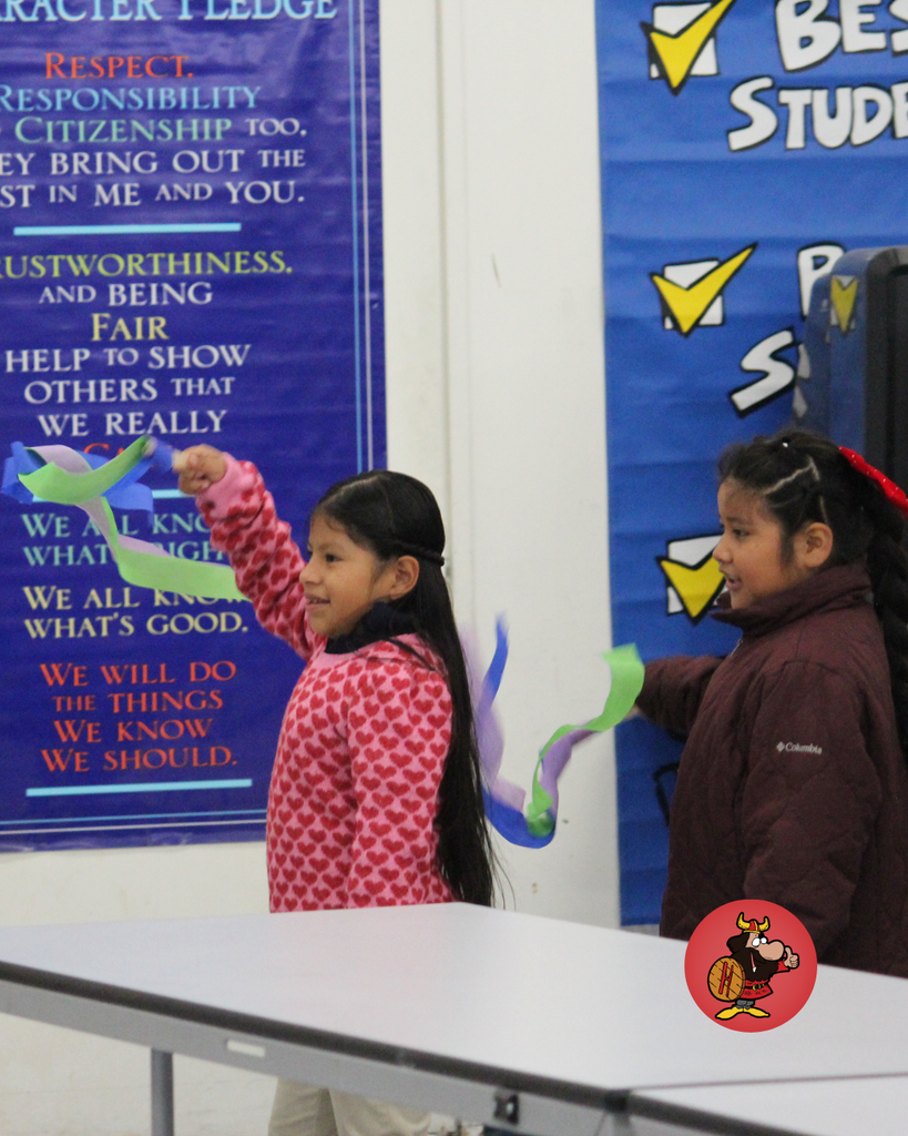 Second graders at Art Haycox celebrating the completion of their Second Step program