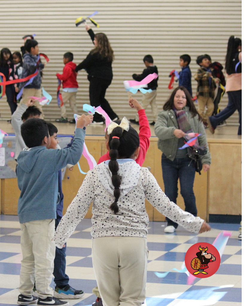 Second graders at Art Haycox celebrating the completion of their Second Step program