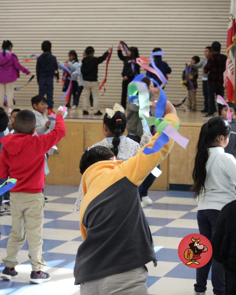 Second graders at Art Haycox celebrating the completion of their Second Step program