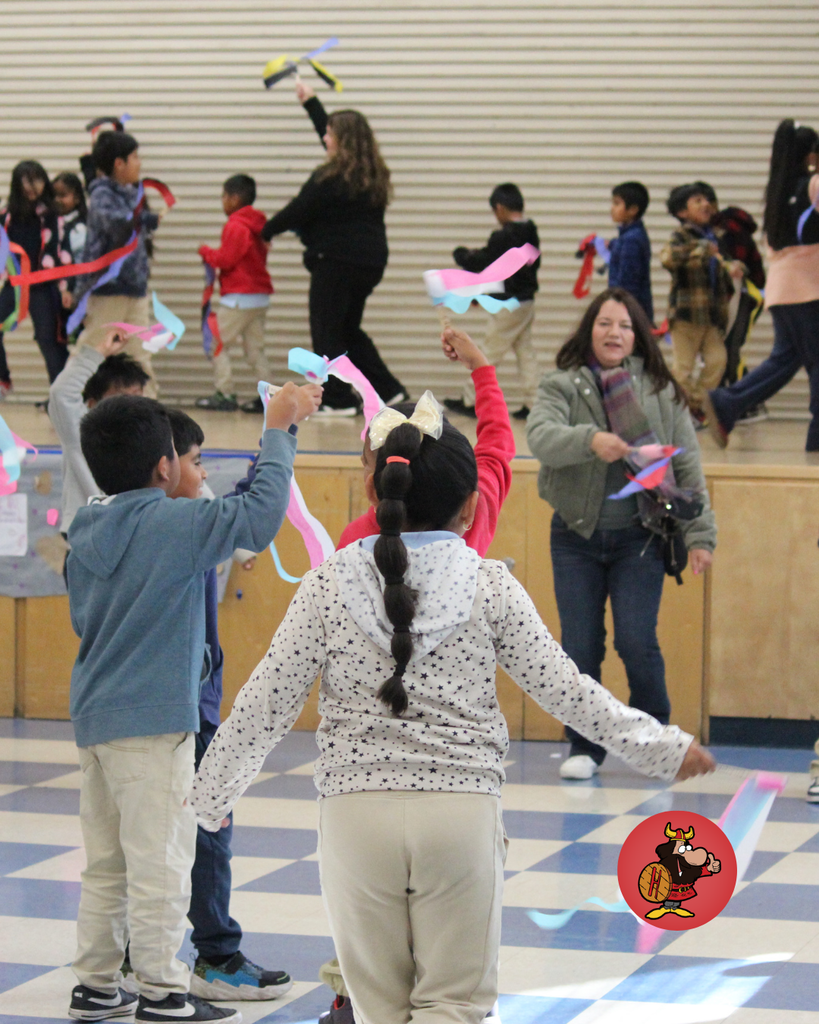 Second graders at Art Haycox celebrating the completion of their Second Step program