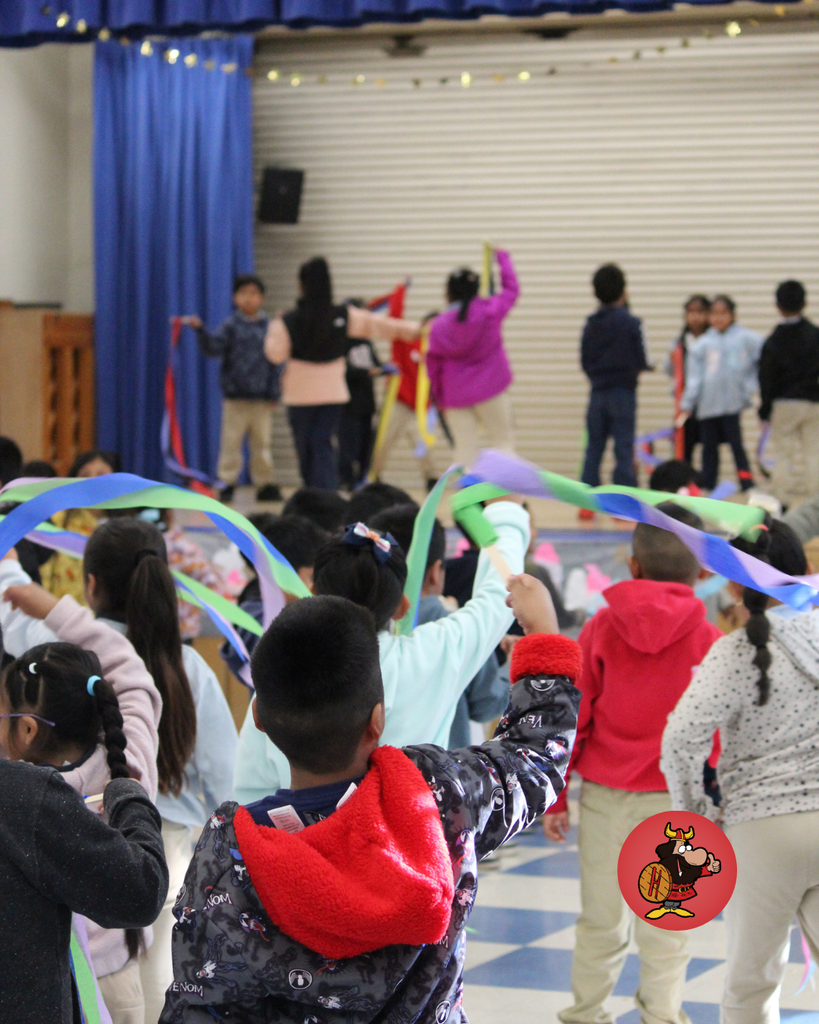 Second graders at Art Haycox celebrating the completion of their Second Step program