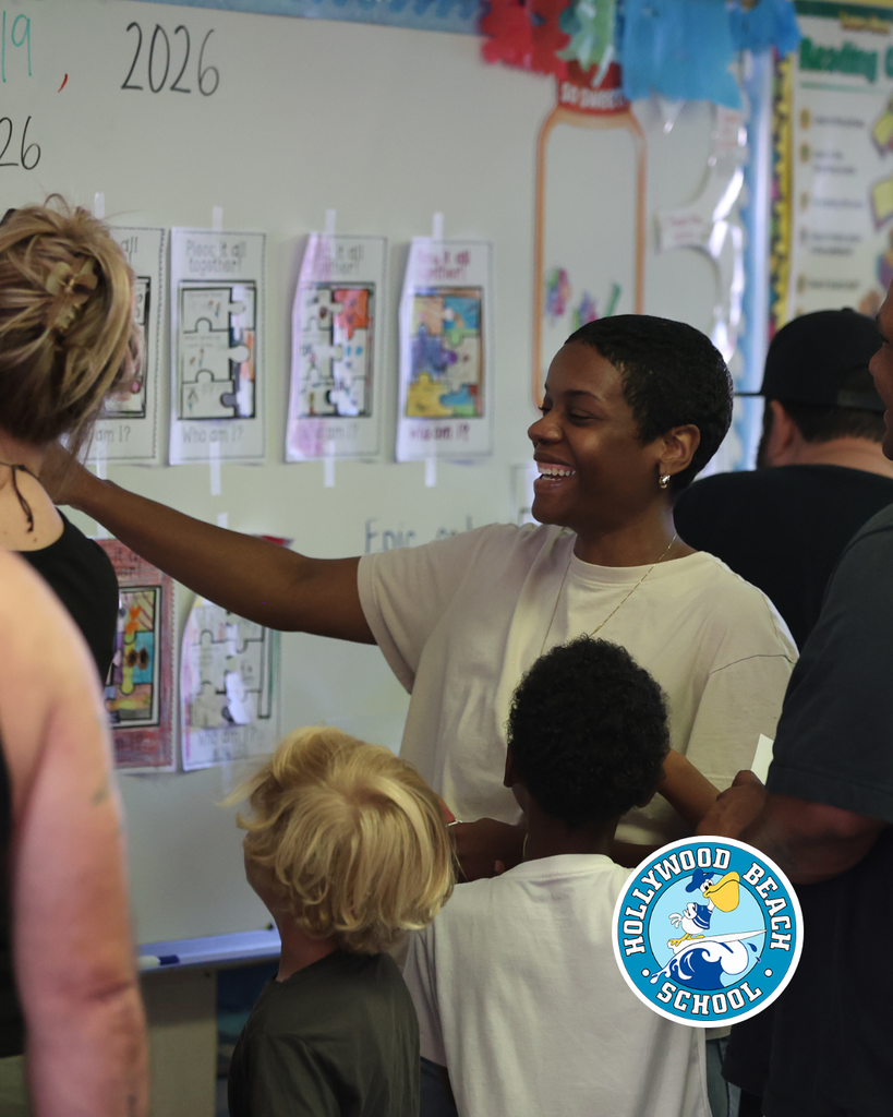 students at Beach Open House