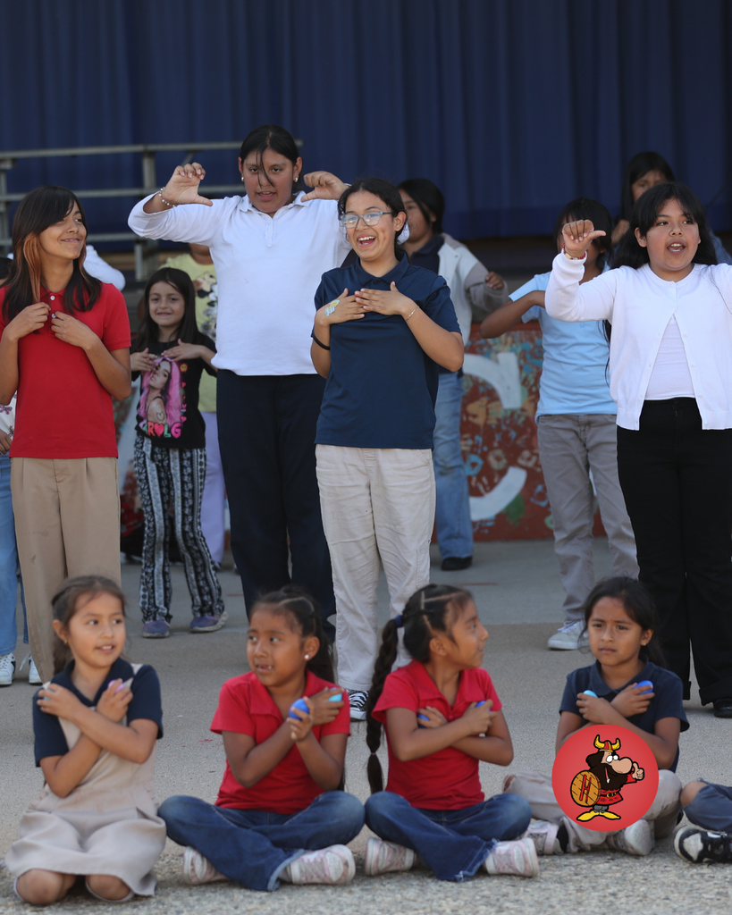 kids performing at haycox open house