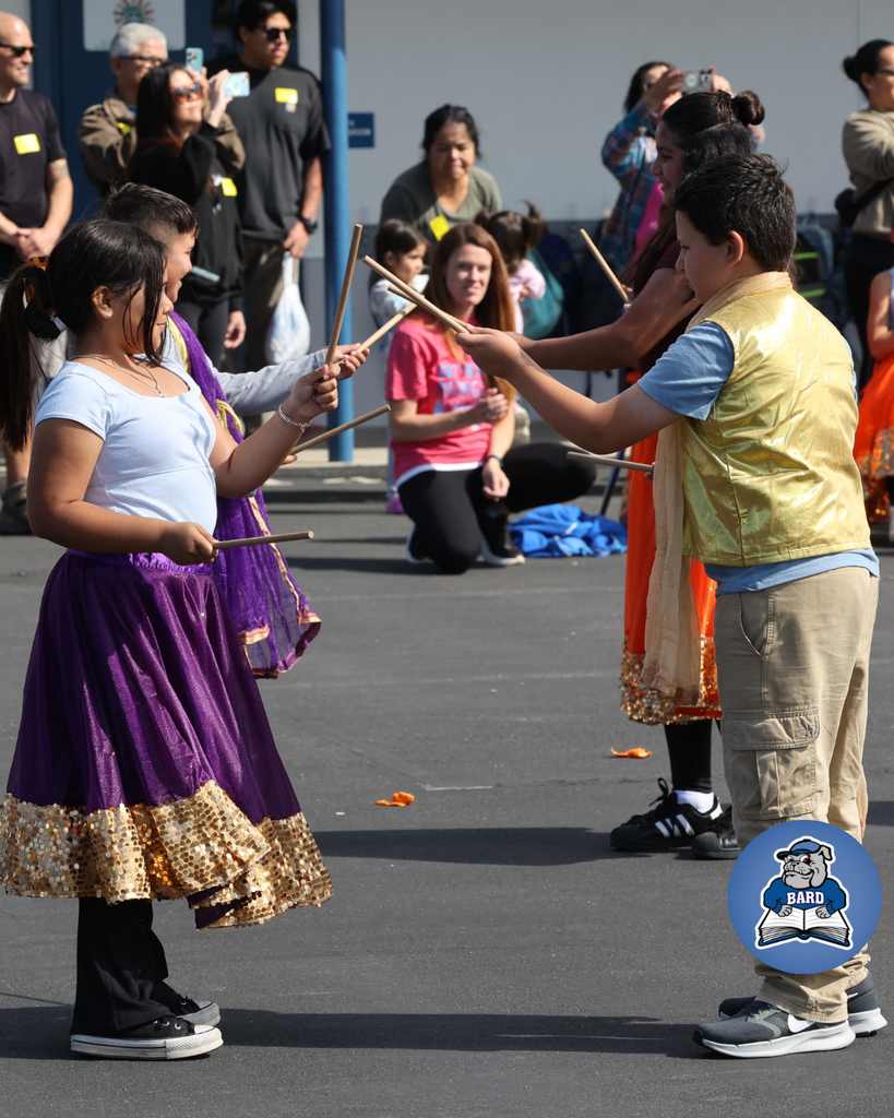 students performing bollywood dance