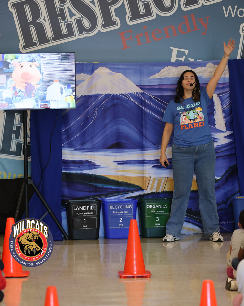 recycling assembly at williams elementary