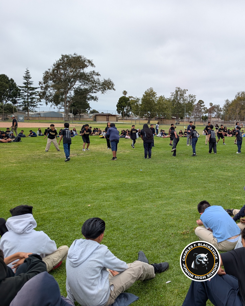 Students at field day