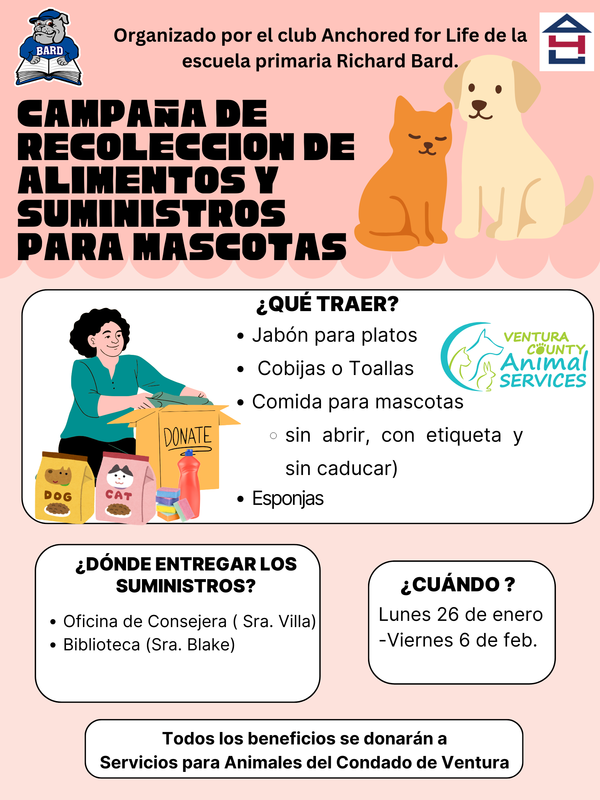 Pet Food and Supply Drive