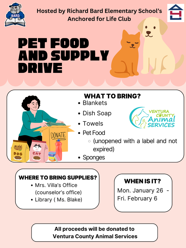 Pet Food and Supply Drive