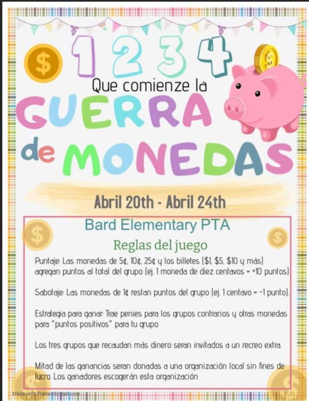 Guerra de Monedas 20-24 de abril