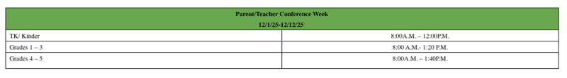 schedule