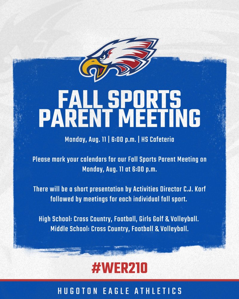 Fall Sports Parent Meeting
