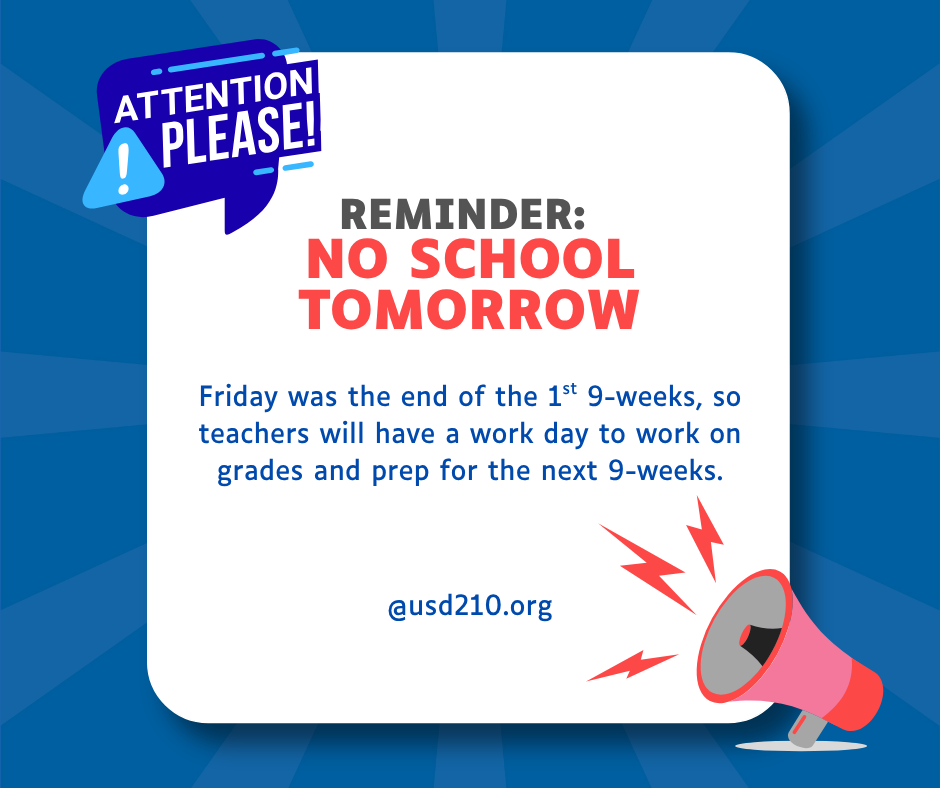 No School Reminder