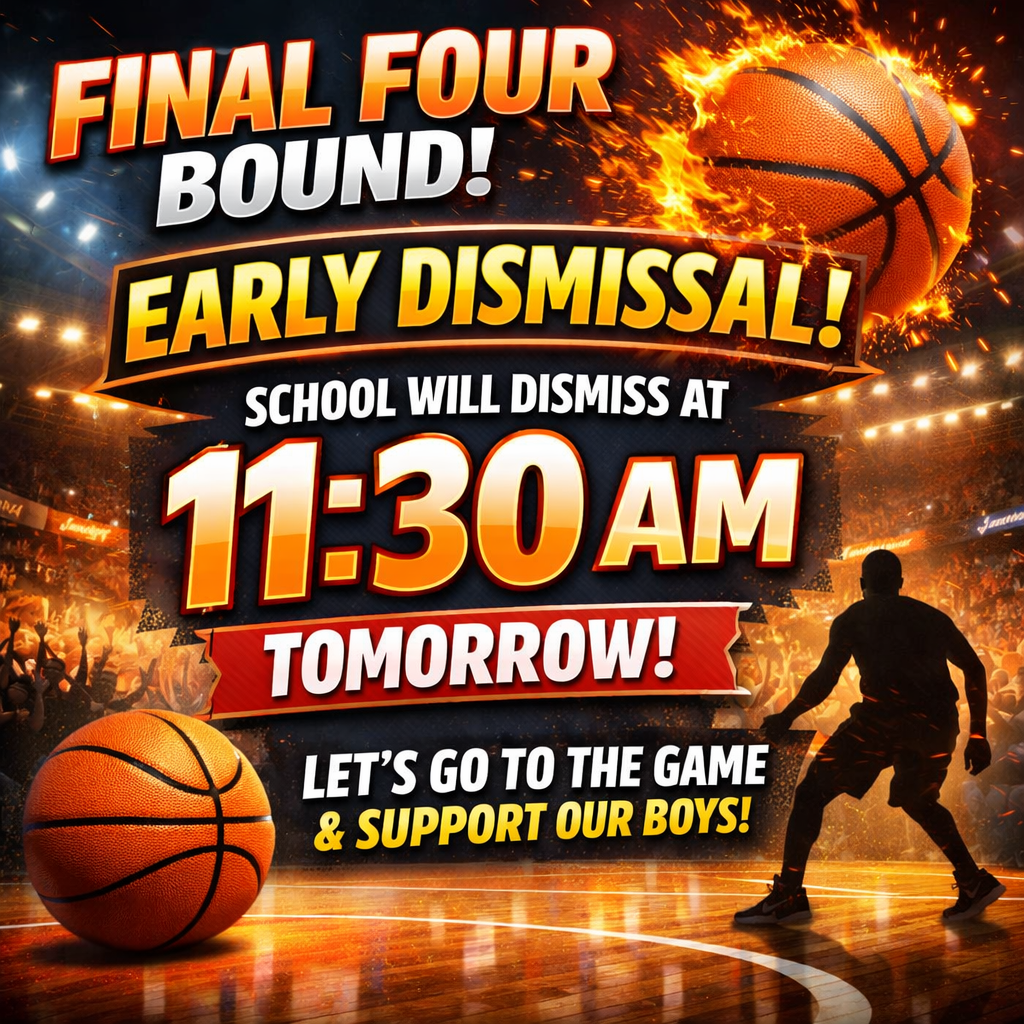 Early Dismissal Tomorrow.