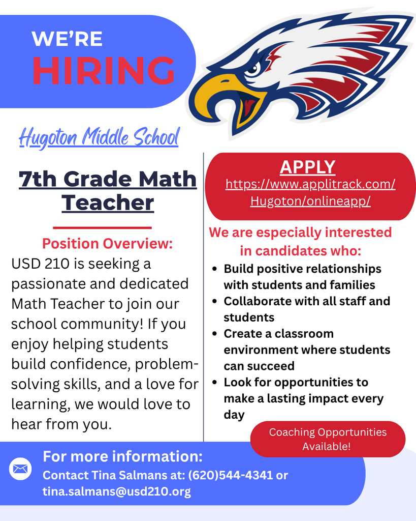 7th Grade Math- Come join our team!