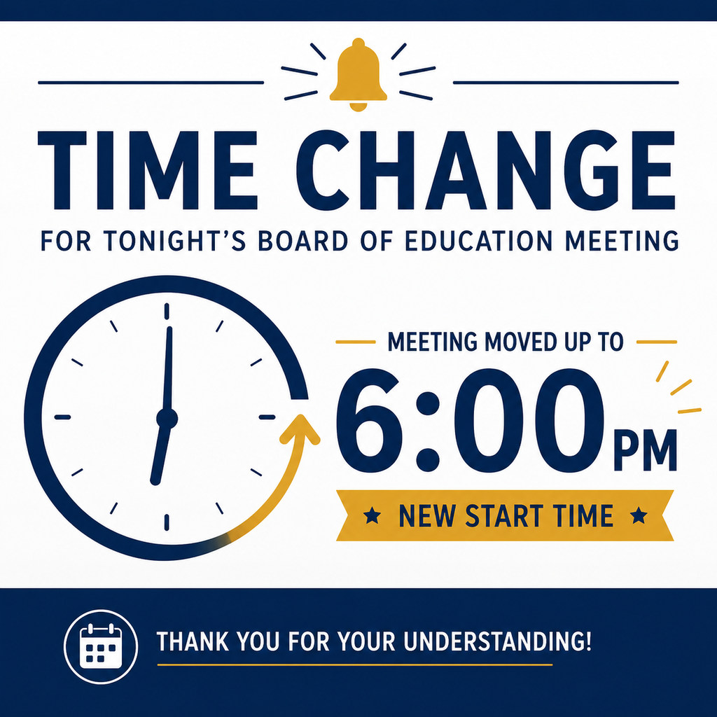 Meeting Time Change