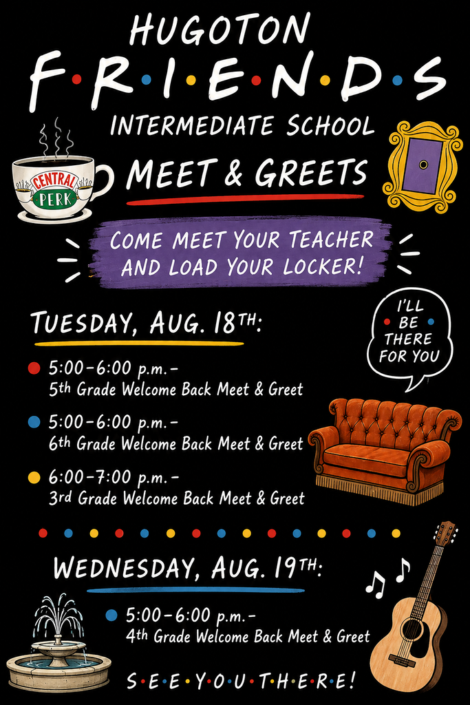 Intermediate School Meet & Greet Dates/Times