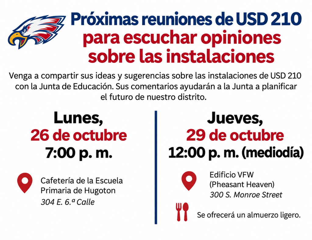Upcoming Meetings Spanish Edition