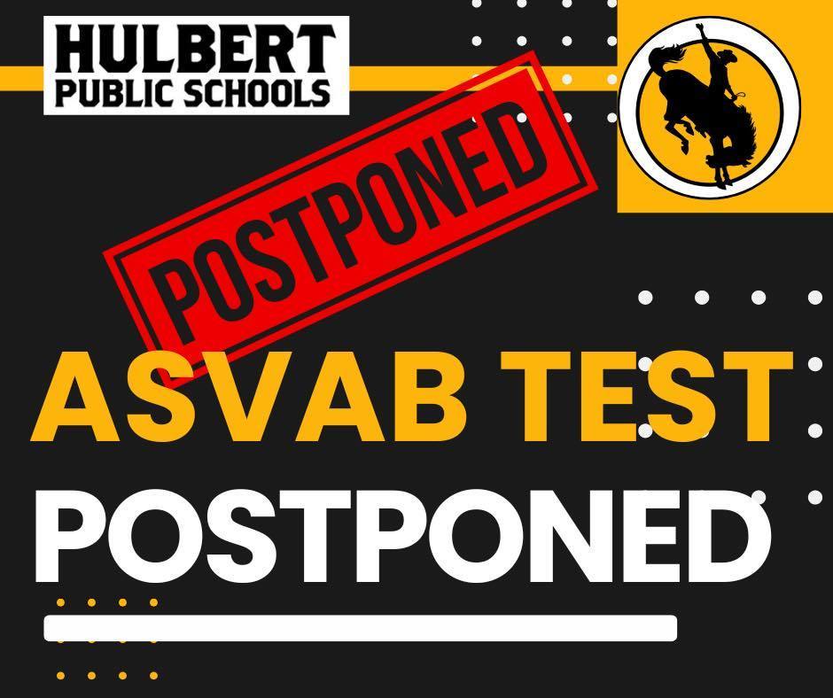 ASVAB Postponed image