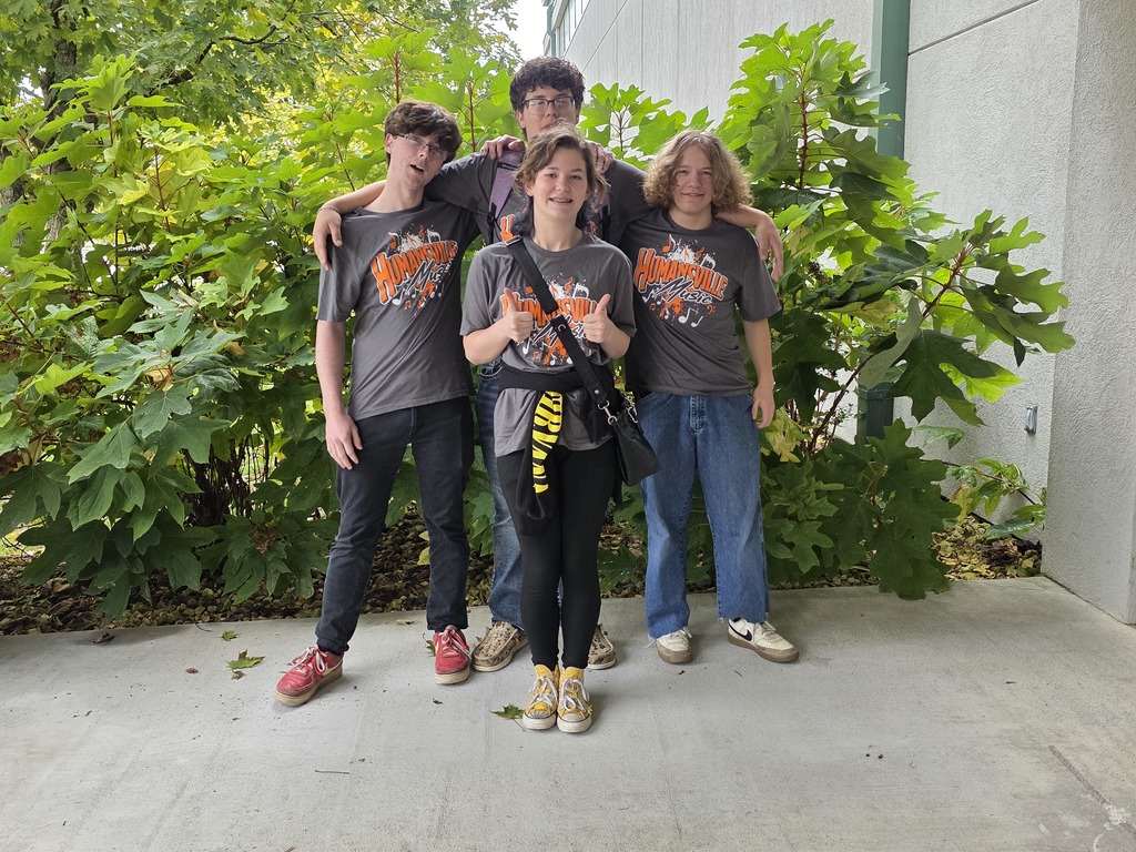 Cecelia Painter, Gage McGuire, Steven Heming, and Nathan Good.