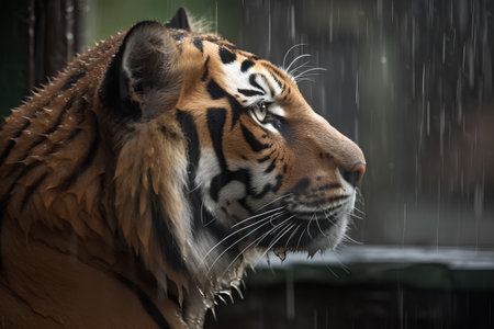 rainy tiger