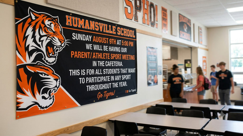 Sunday August 9th at 5:00 pm we will be having our Parent/Athlete Sport Meeting in the Cafeteria.  This is for all students that want to participate in any sport throughout the year.