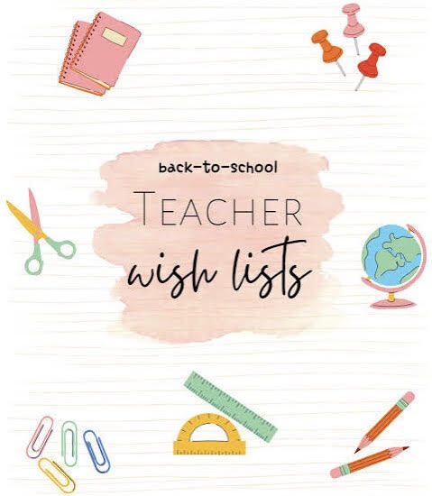 We are getting excited about coming back to school! In the comments below you will find staff from our district posting their classroom Amazon Wish lists for this school year! What a fun way to support our staff, teachers and students!