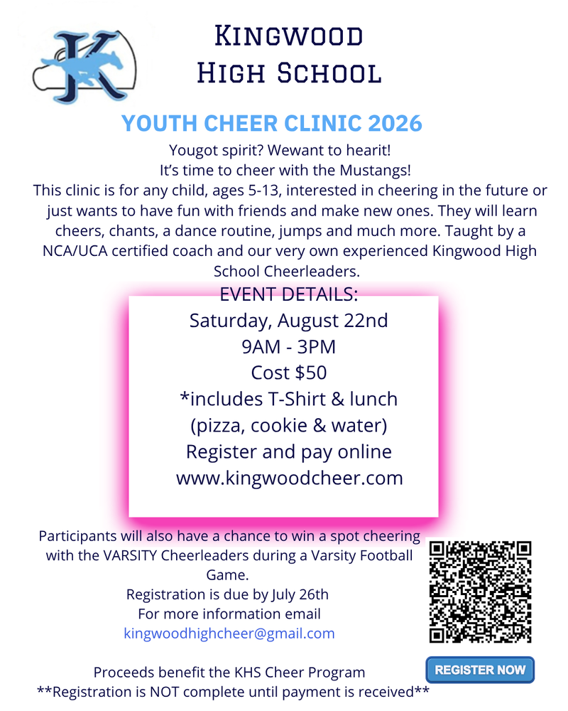 Kingwood High School Cheer Clinic
