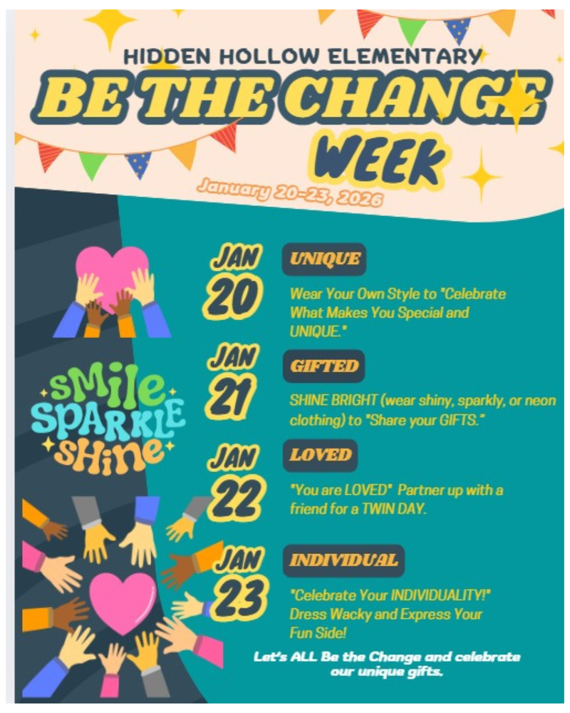 Be the Change Week 2026