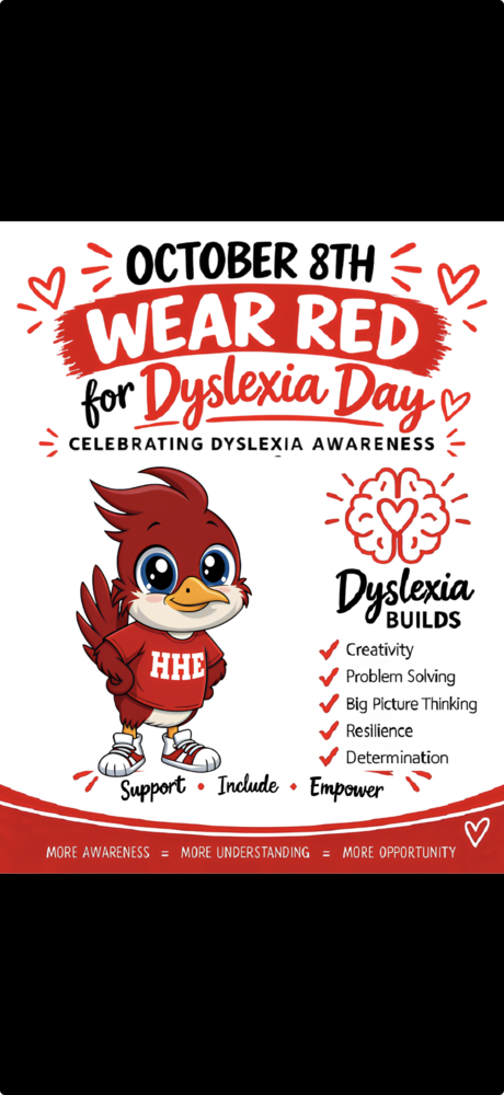 Wear Red for Dyslexia Day