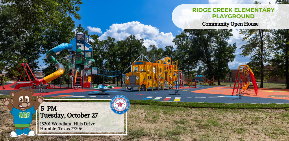 Ridge Creek Elementary Playground Dedication to be held Tuesday, October 27