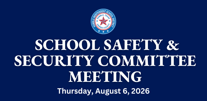 School Safety & Security Committee Meeting, Thursday, August 6, 2026