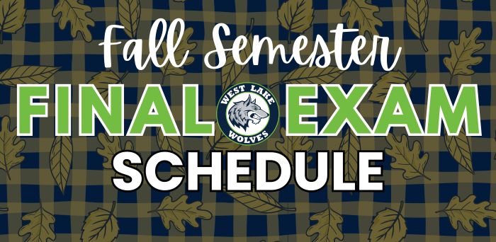 Fall Semster Final Exam Schedule