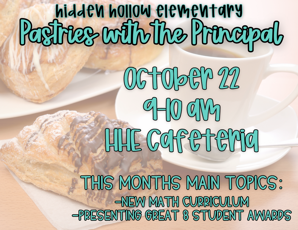 Pastries with the Principal