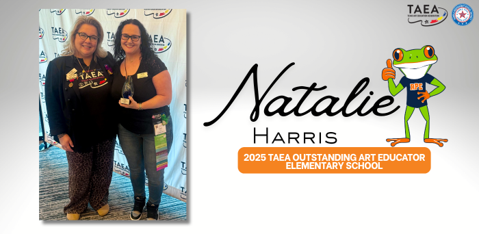 Natalie Harris Named TAEA Outstanding Art Educator Elementary School