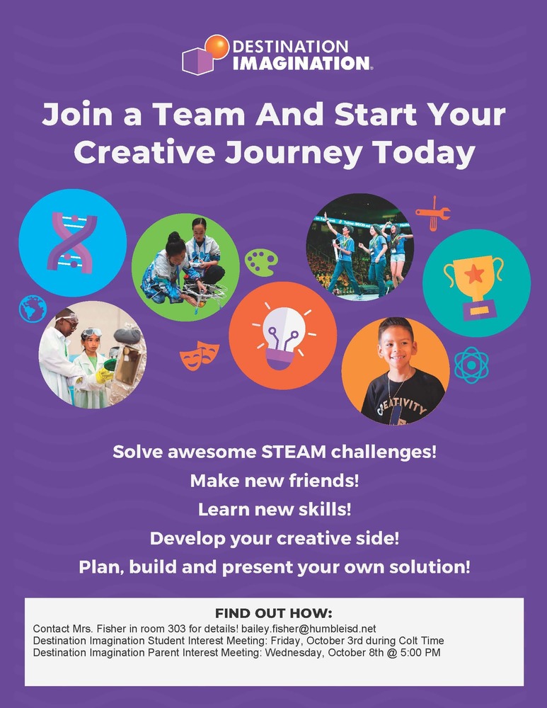 Destination Imagination Flyer