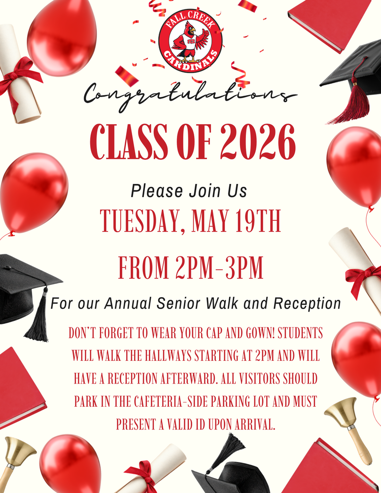 Senior Walk 2026 Graphic