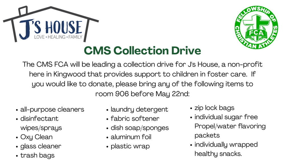 CMS Collection Drive