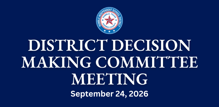 District Decision Making Committee Meeting September 24, 2026