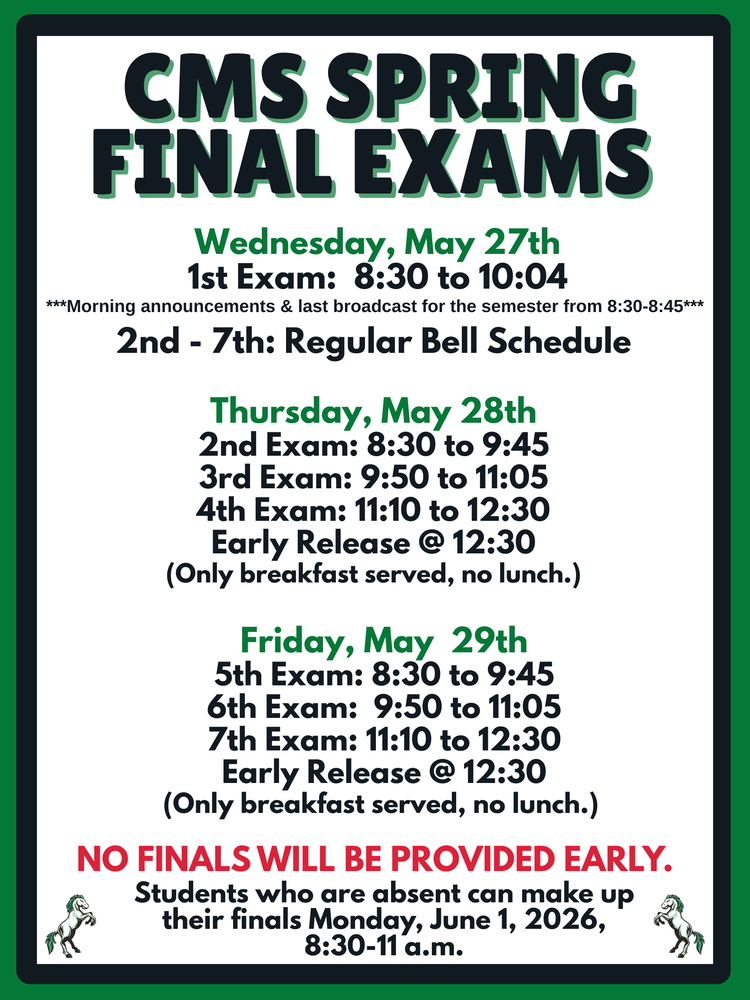Spring Final Exams 2026
